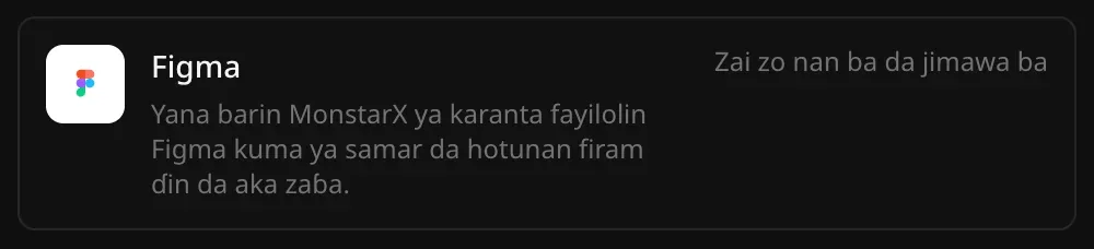 Layin Figma a Haɗin sabis: Yana barin MonstarX ya karanta fayilolin Figma kuma ya samar da hotunan firam ɗin da aka zaɓa, tare da alamar Zai zo nan ba da jimawa ba
